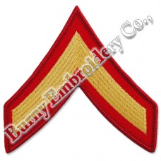 Uniform Accessories Machine Embroidery Chevrons